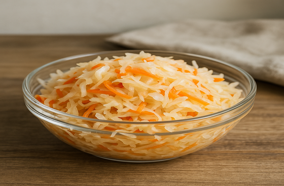 Sauerkraut with carrots